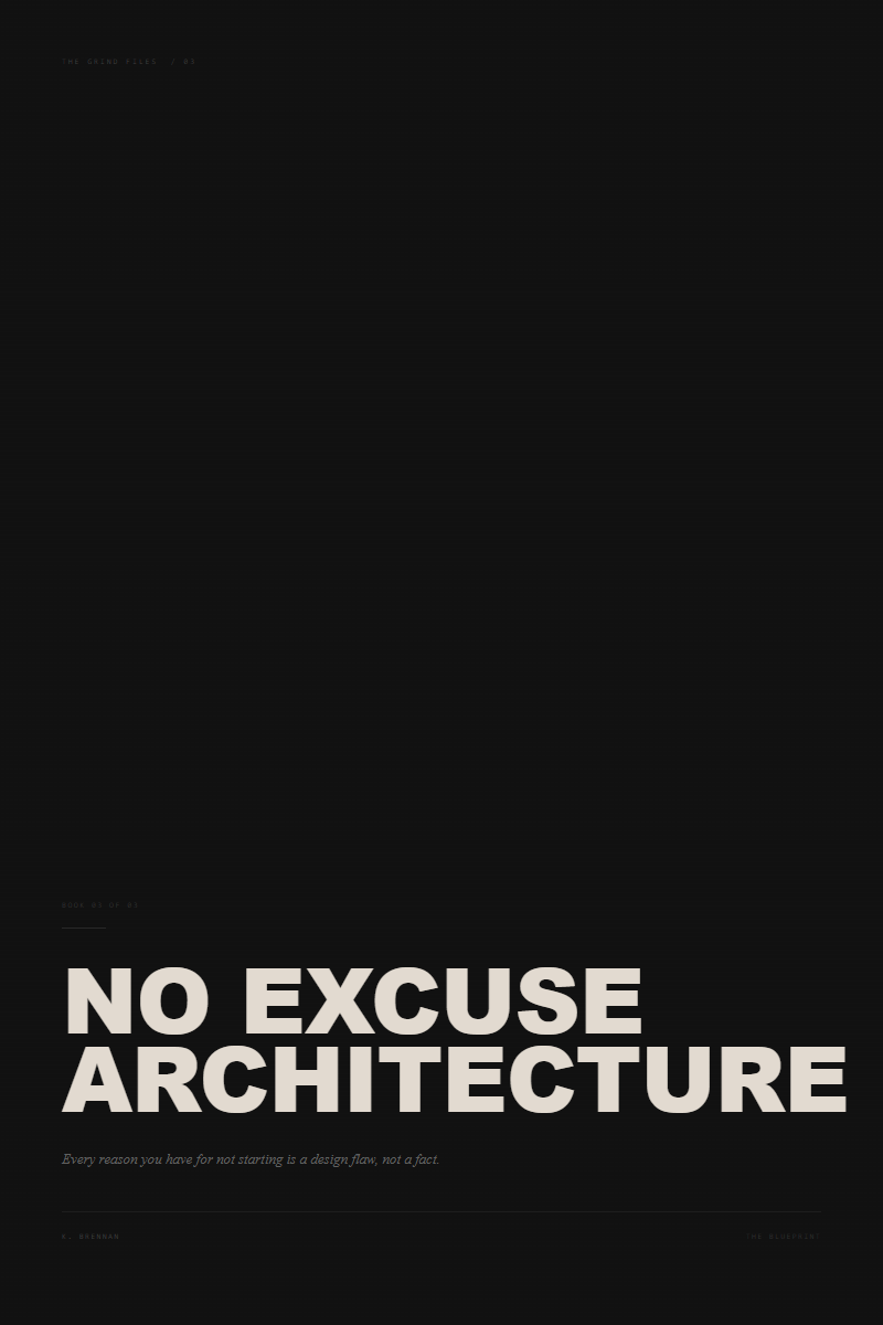 No Excuse Architecture cover
