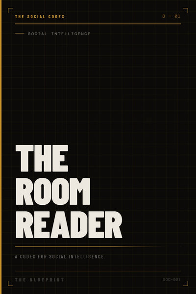 The Room Reader front cover. The Social Codex Book 01. Social Intelligence.